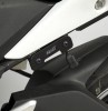 Držák výfuku + záslepka otvorů pro zadní stupačku R&G Racing pro motocykly HONDA CBR250R ('11-) černý